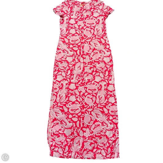 Dress Designer By Lilly Pulitzer In Pink & Red, Size: S