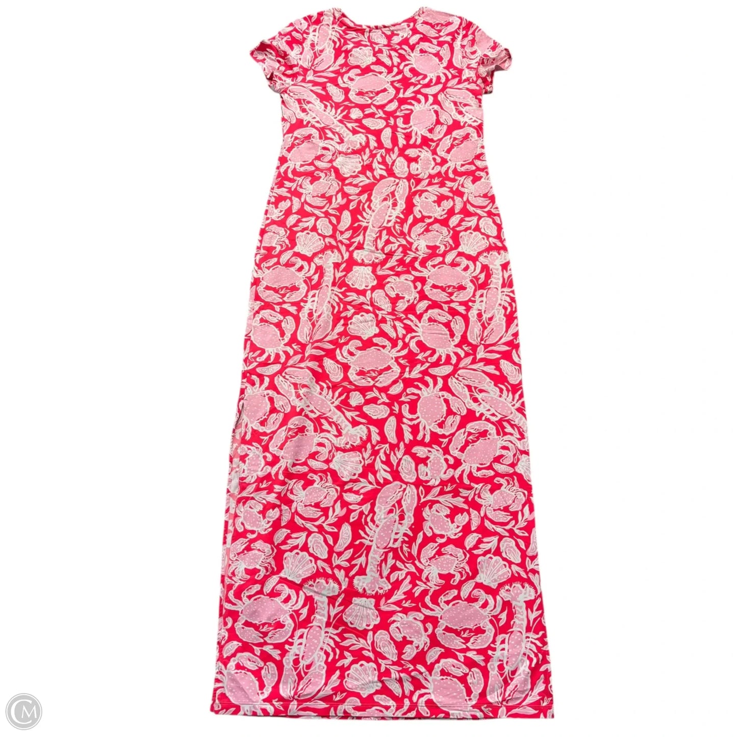 Dress Designer By Lilly Pulitzer In Pink & Red, Size: S