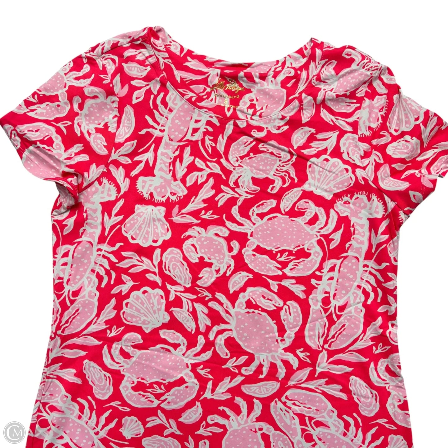 Dress Designer By Lilly Pulitzer In Pink & Red, Size: S