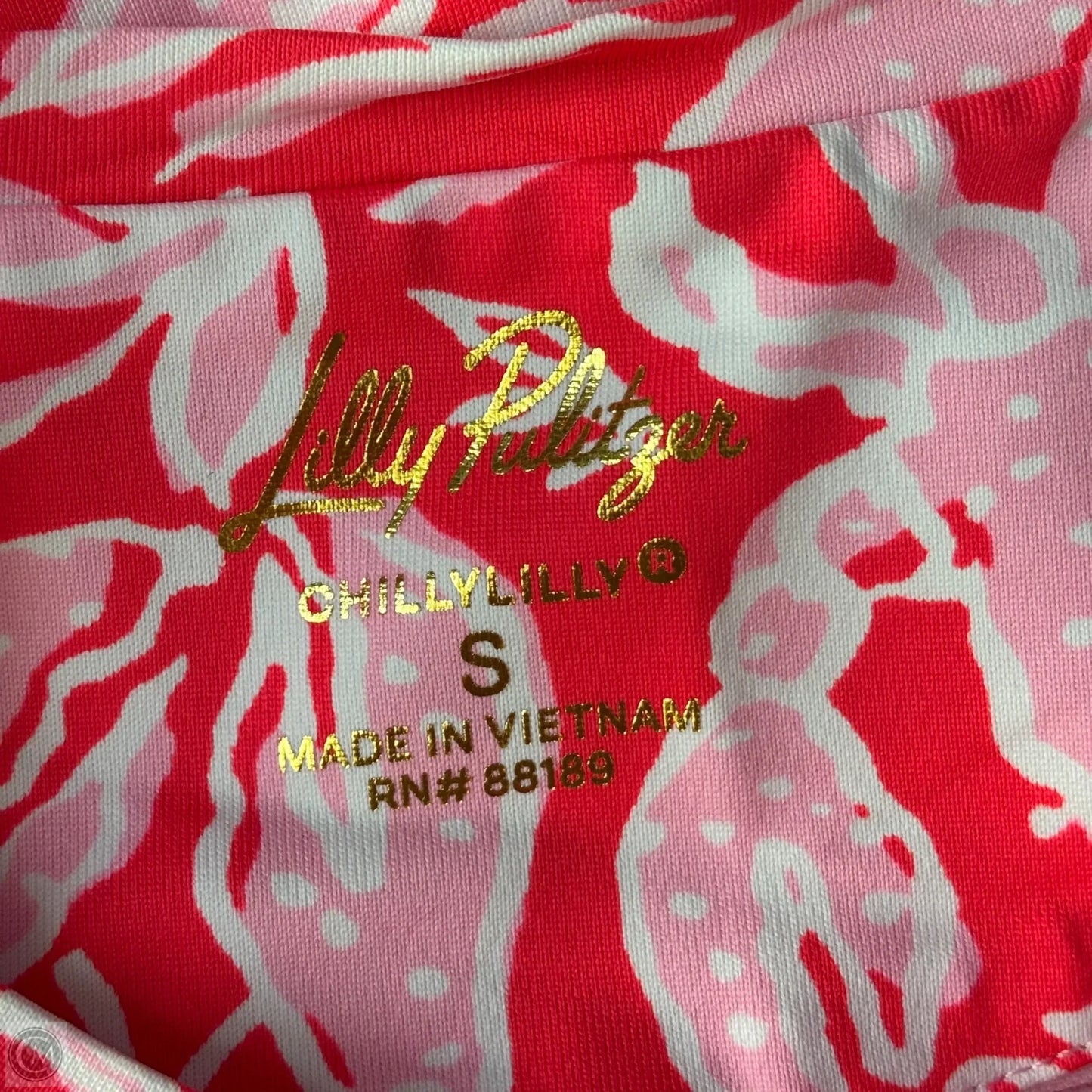 Dress Designer By Lilly Pulitzer In Pink & Red, Size: S