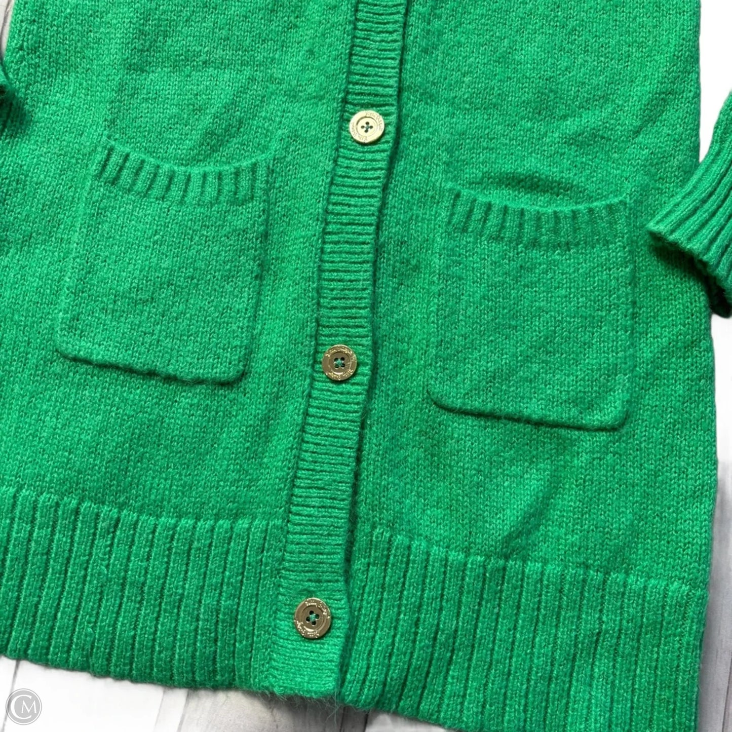 Sweater Cardigan Designer By Lilly Pulitzer In Green, Size: Xs