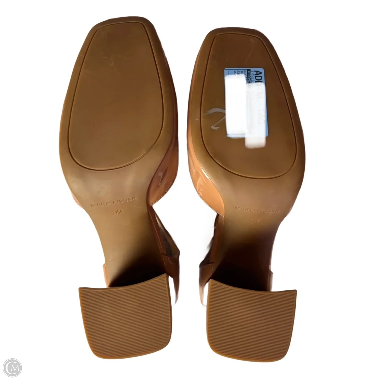 Shoes Heels Block By Marc Fisher In Brown, Size: 11