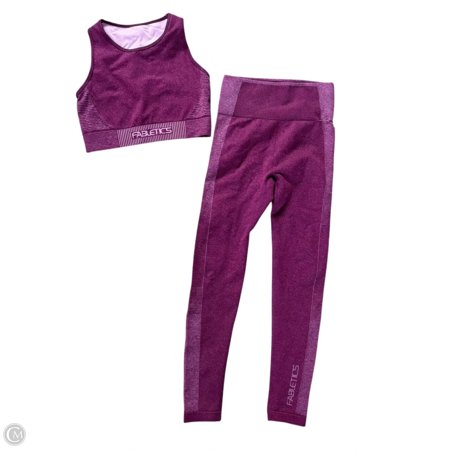 Athletic Pants 2pc By Fabletics In Purple, Size: S