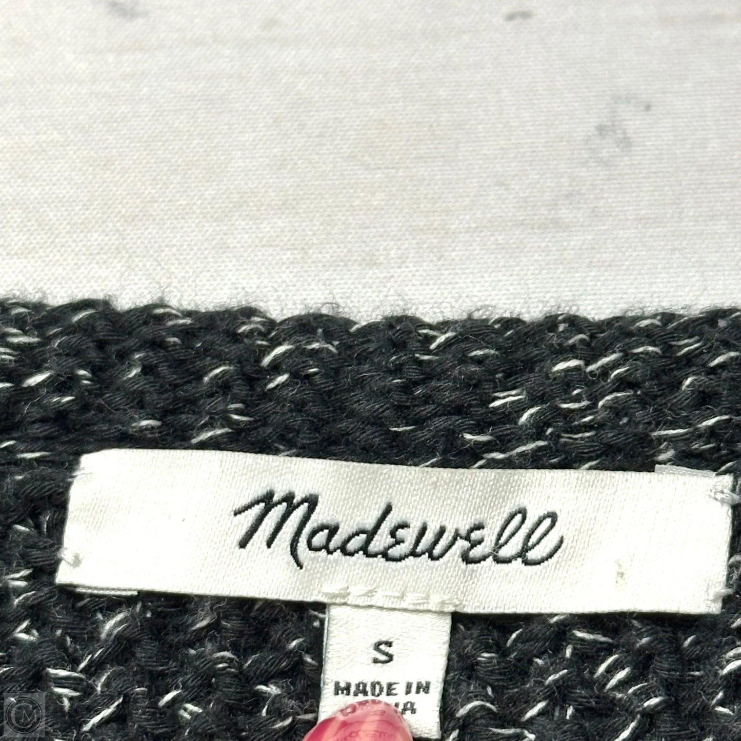 Sweater Cardigan By Madewell In Black, Size: S