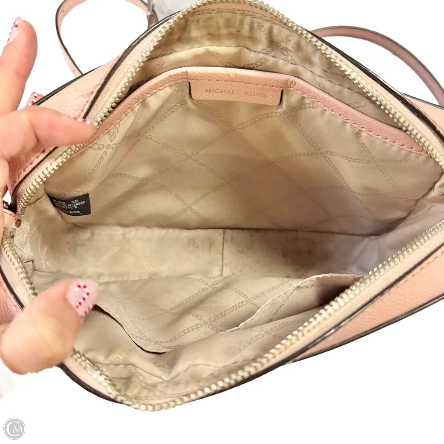 Crossbody Designer By Michael Kors, Size: Medium