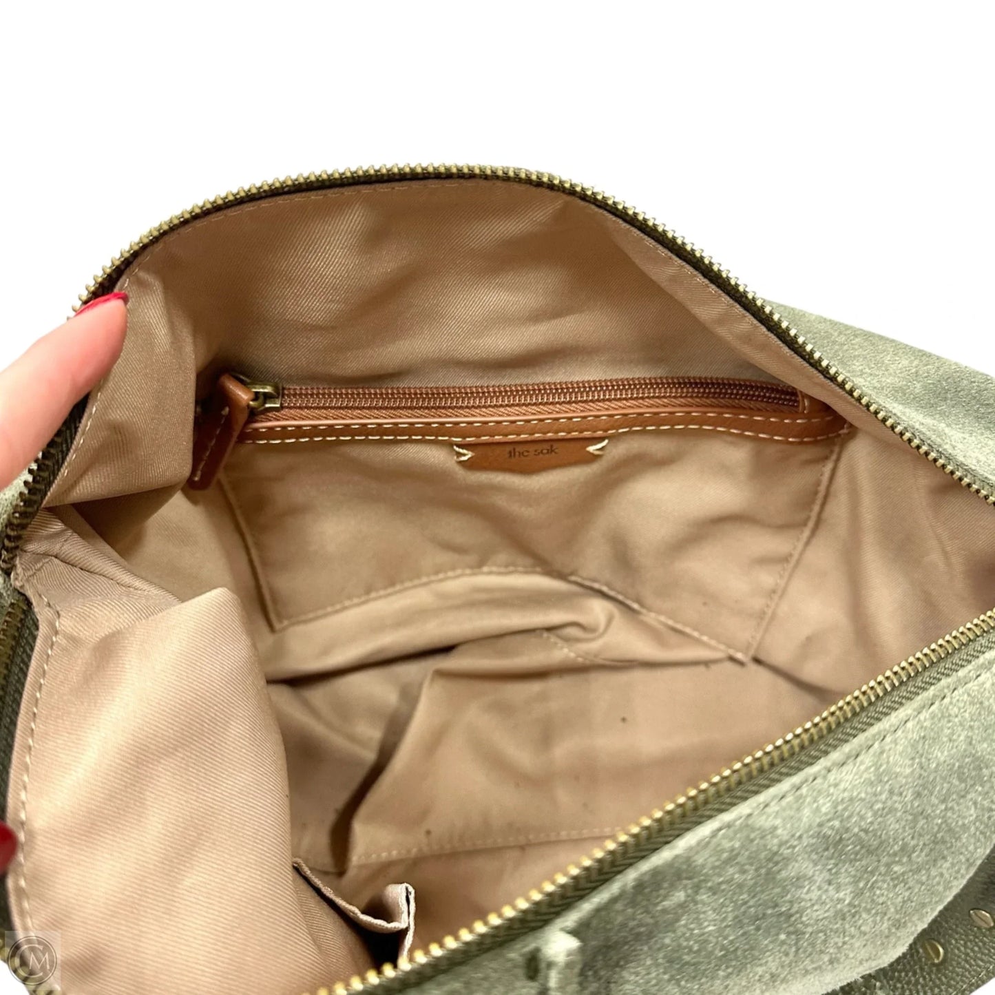 Handbag Leather By The Sak, Size: Medium