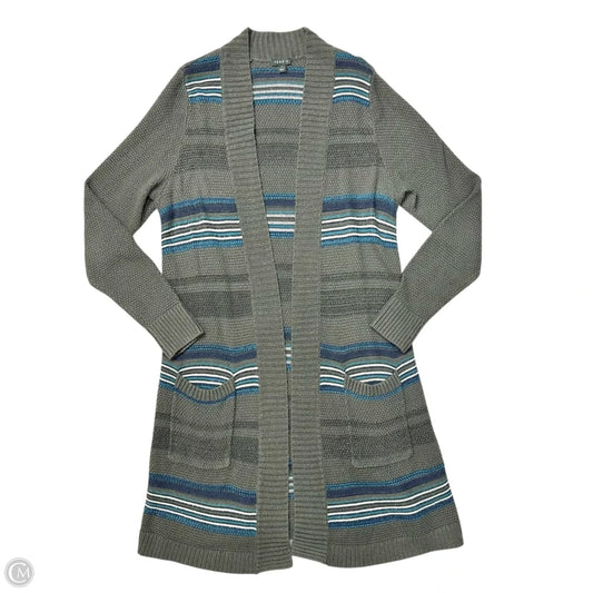 Sweater Cardigan By Torrid In Blue & Grey, Size: 1x