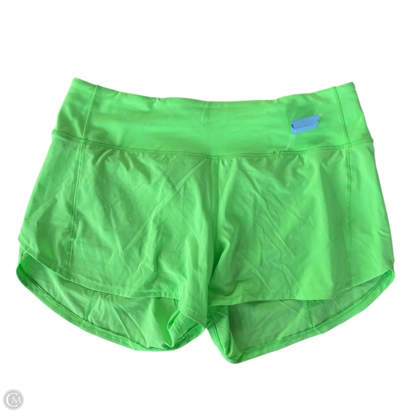 Athletic Shorts By Lululemon In Green, Size: M