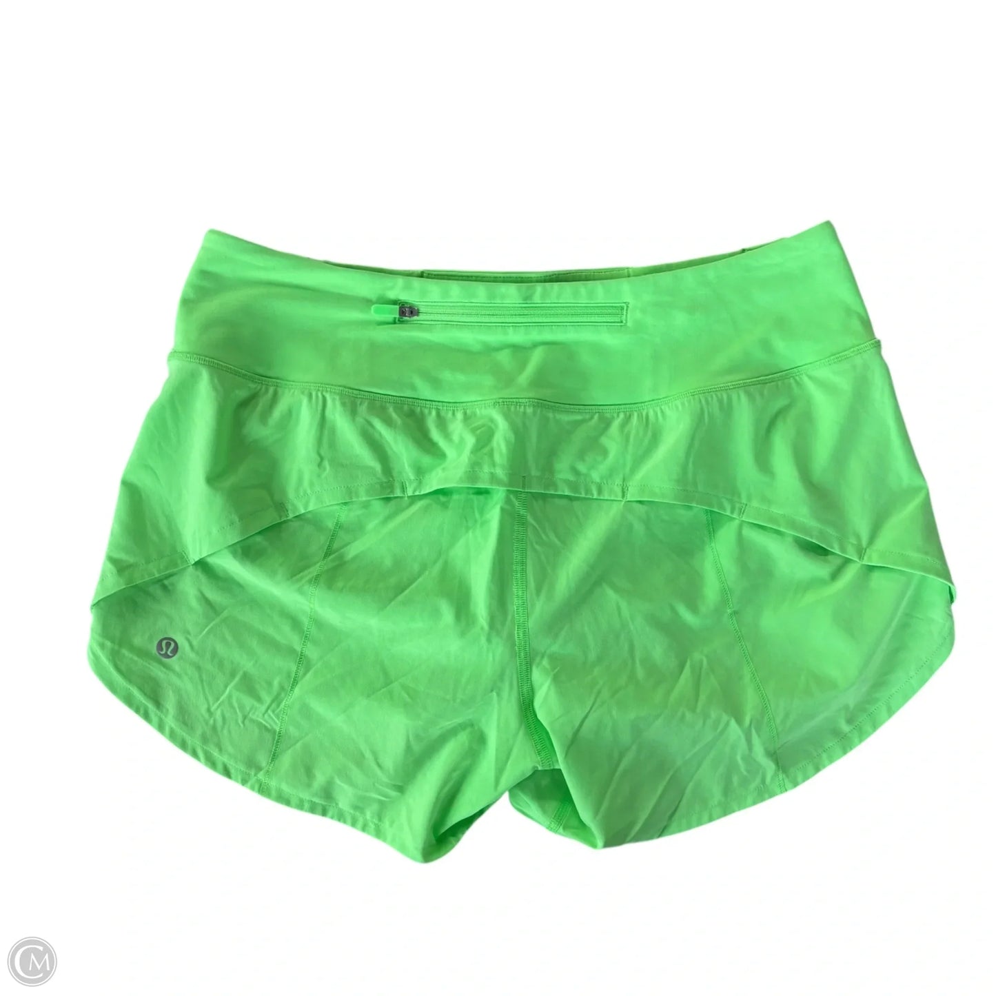 Athletic Shorts By Lululemon In Green, Size: M
