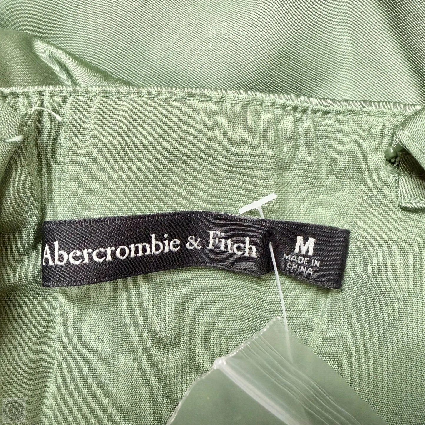 Dress Party Long By Abercrombie And Fitch In Green, Size: M