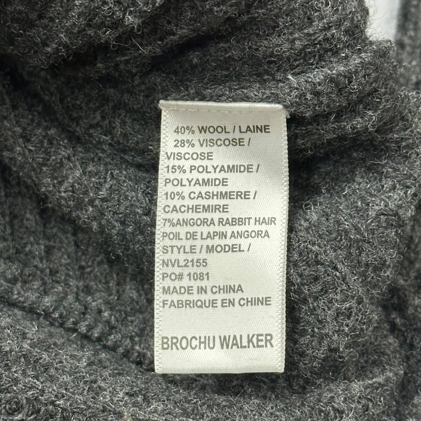 Sweater By Brochu Walker In Grey, Size: S