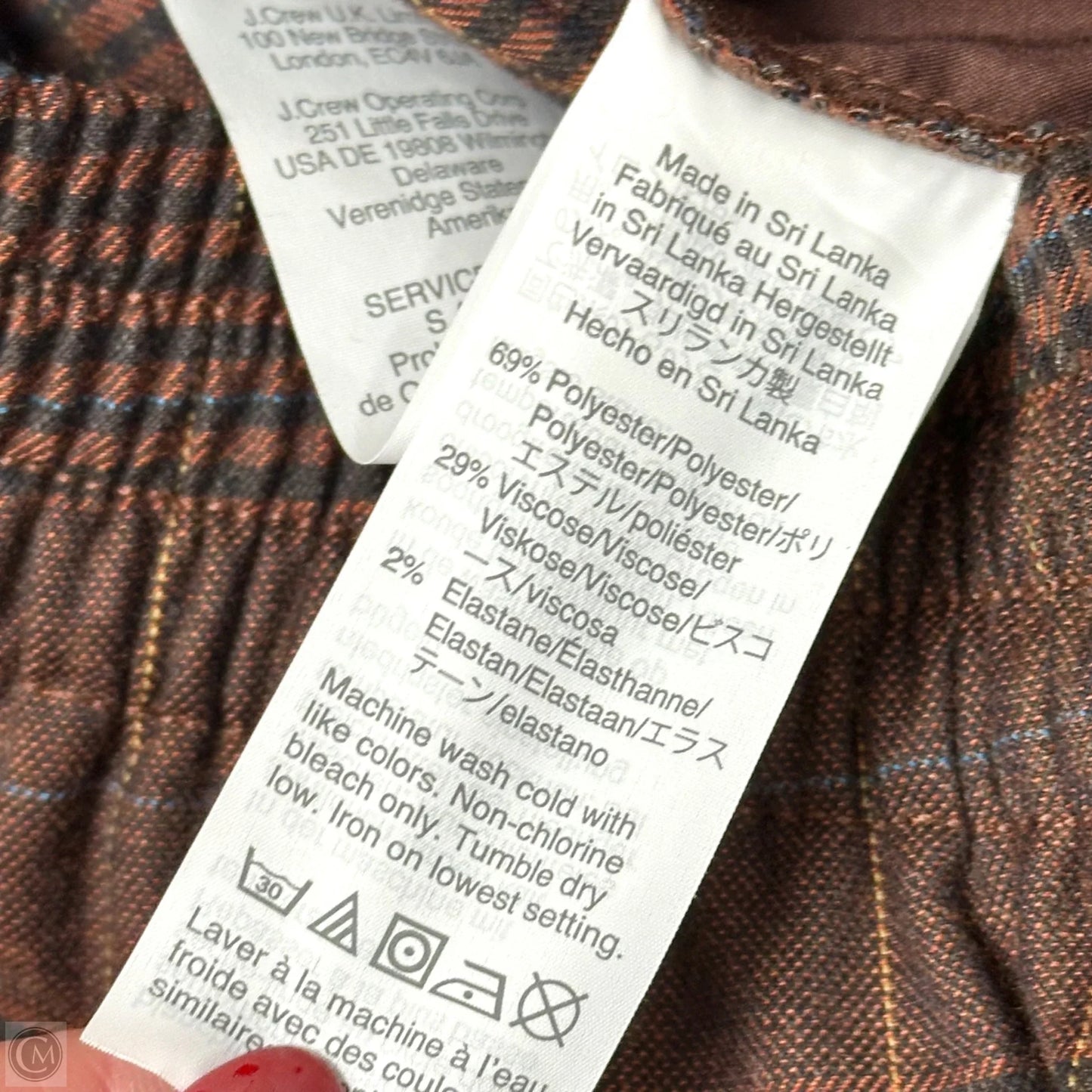 Pants Dress By Madewell In Plaid Pattern, Size: Xs