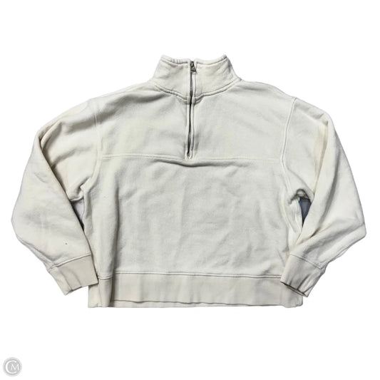 Sweatshirt Collar By Jenni Kayne In Cream, Size: M