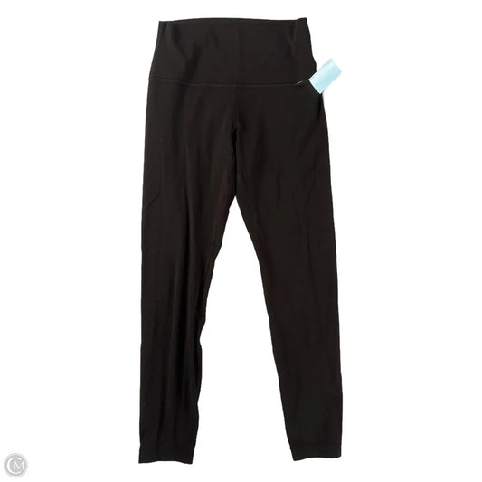 Athletic Leggings By Lululemon In Black, Size: S