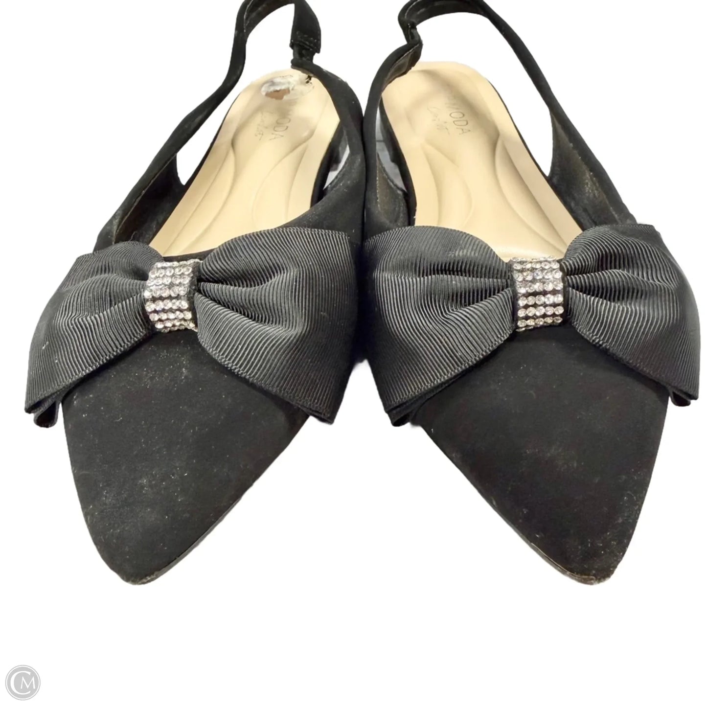 Shoes Flats By Top Moda In Black, Size: 7.5