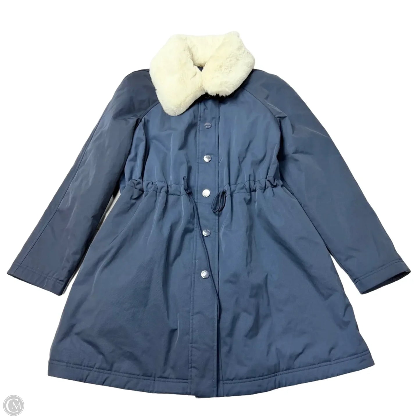 Coat Designer By Kate Spade In Navy, Size: Xl