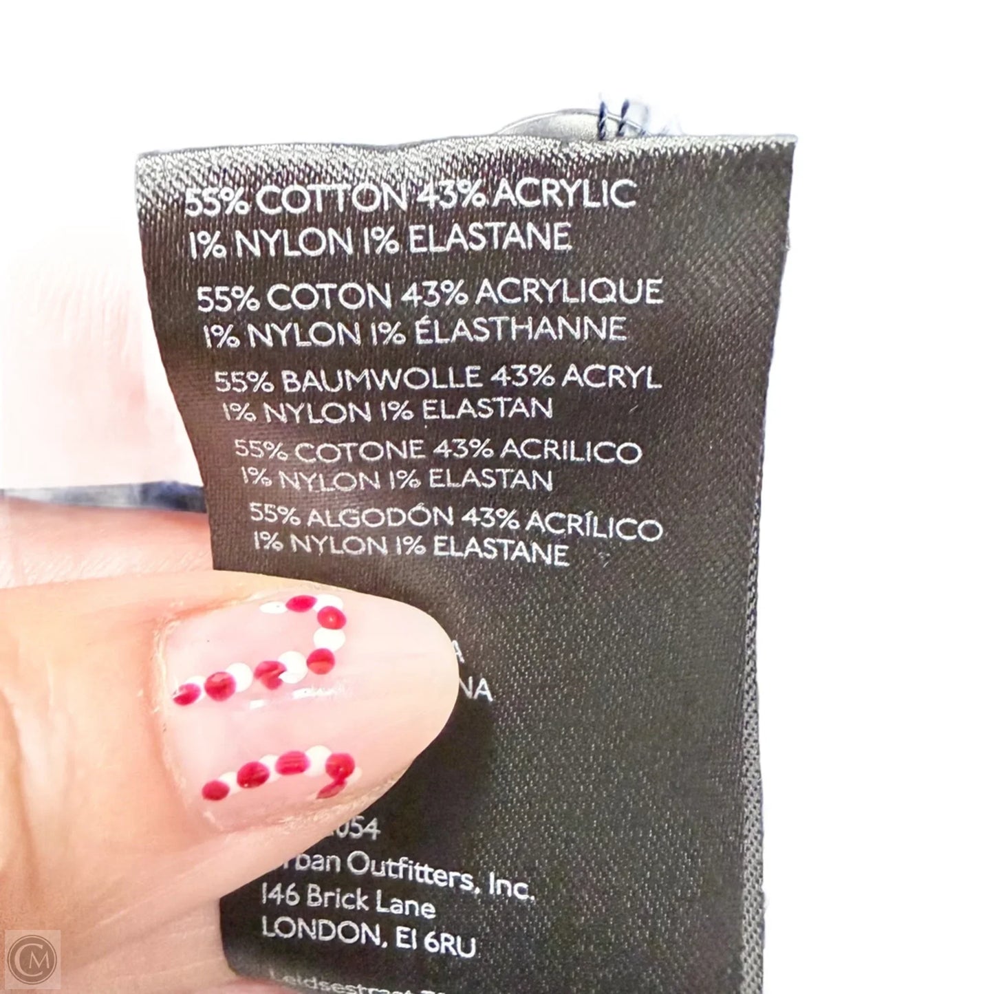 Sweater Short Sleeve By Maeve In Blue & White, Size: Xs