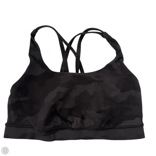 Athletic Bra By Lululemon In Camouflage Print, Size: M