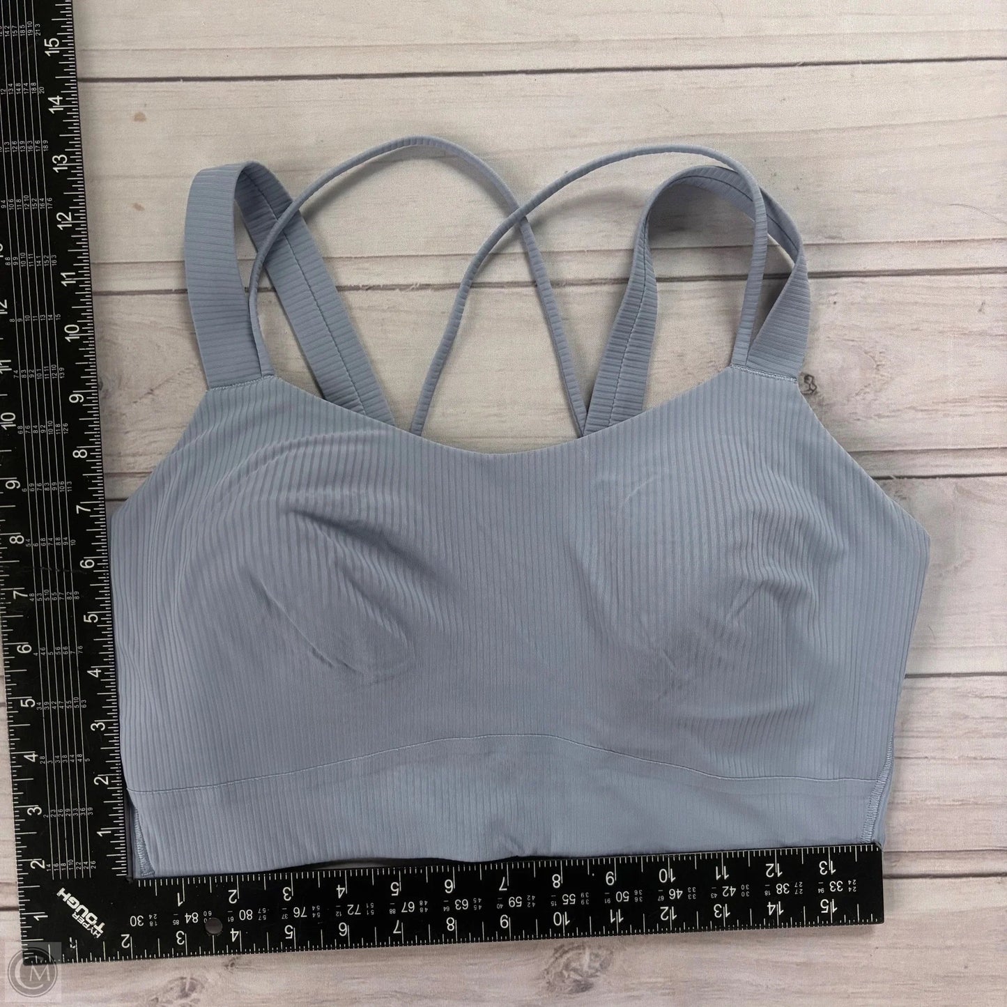 Athletic Bra By Lululemon In Blue, Size: L