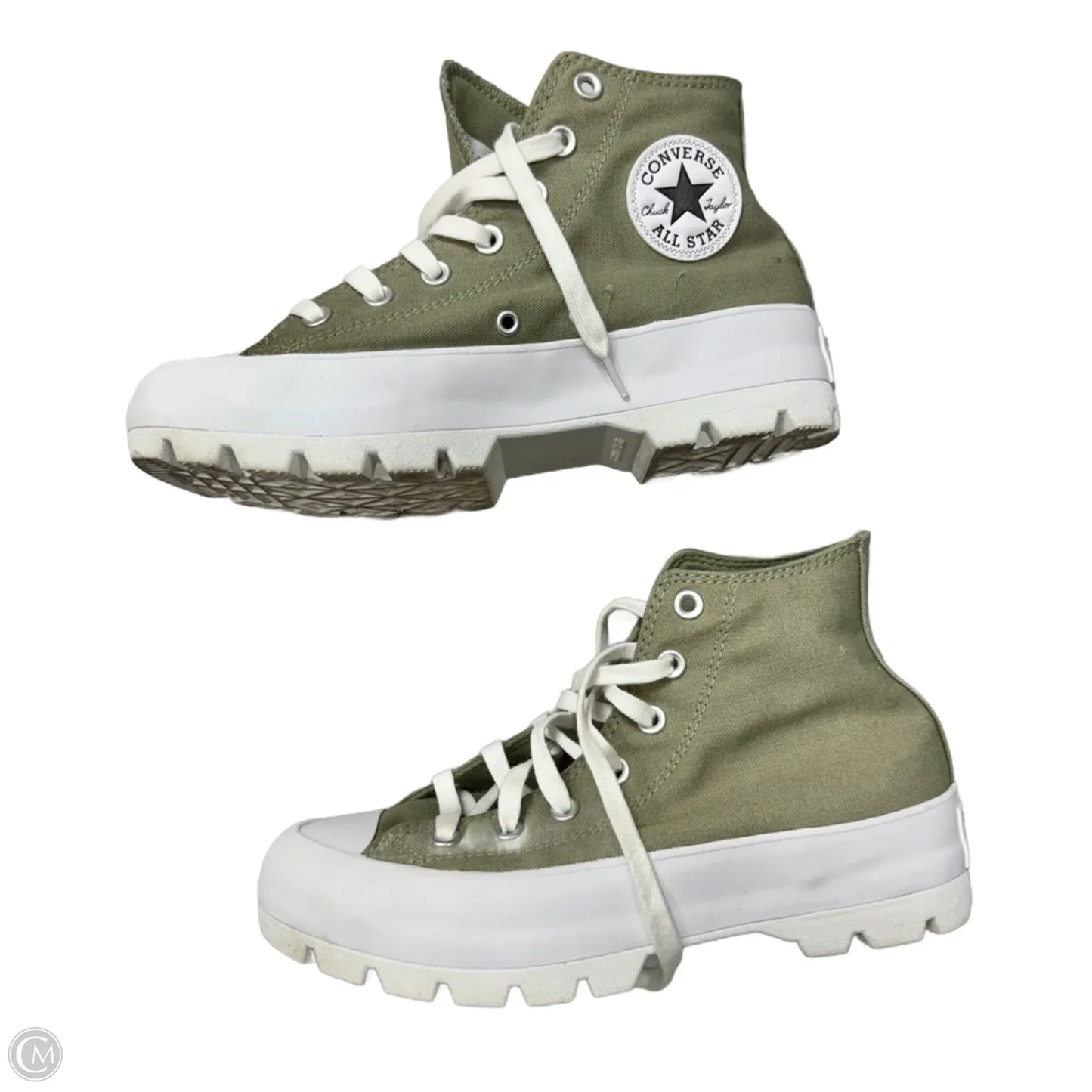 Shoes Sneakers By Converse In Green, Size: 8