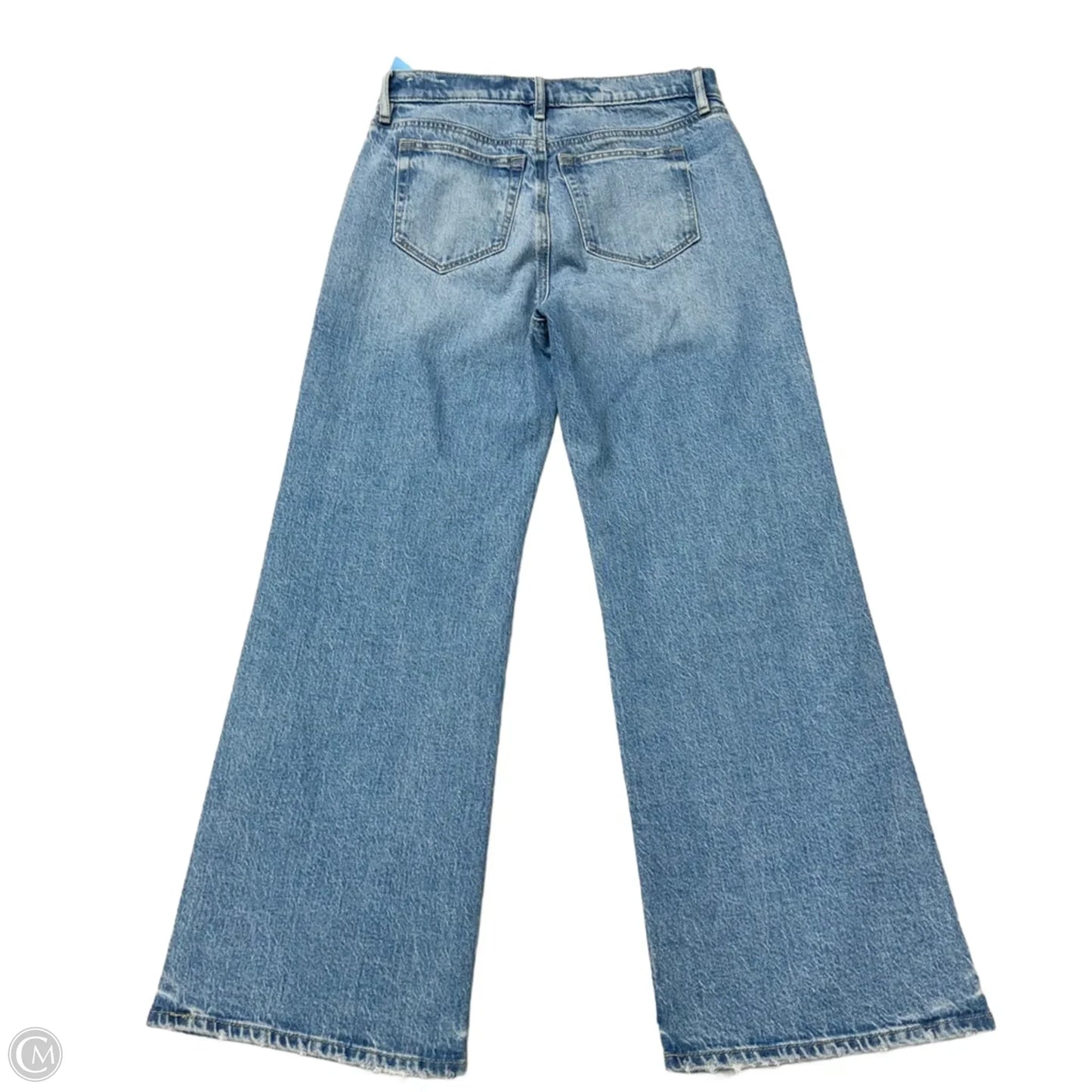 Jeans Wide Leg By Loft In Blue Denim, Size: 4