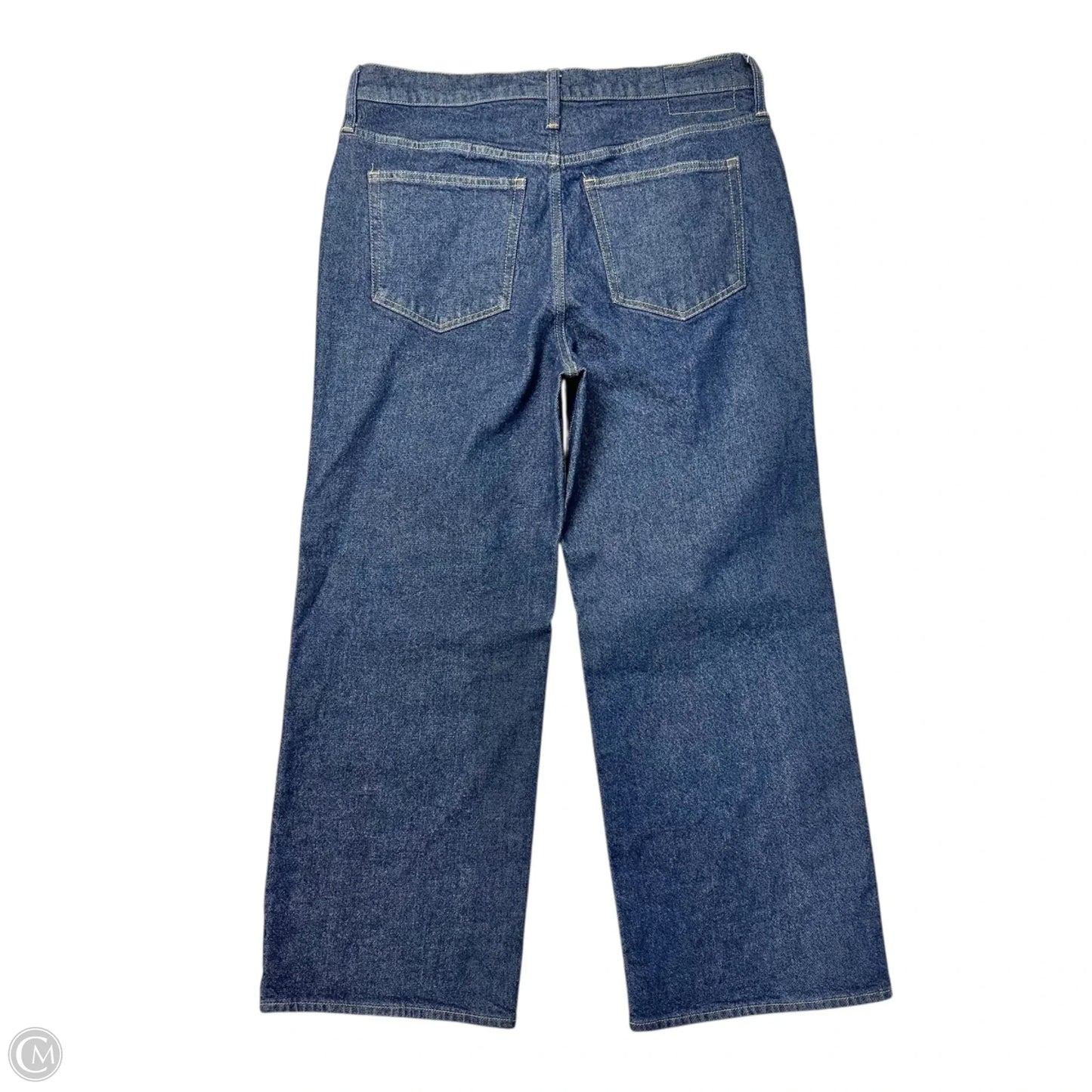Jeans Wide Leg By J. Crew In Blue Denim, Size: 12