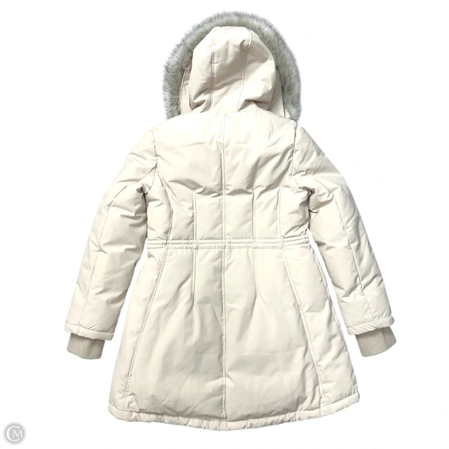 Coat Parka By Bcbgmaxazria In Beige, Size: M