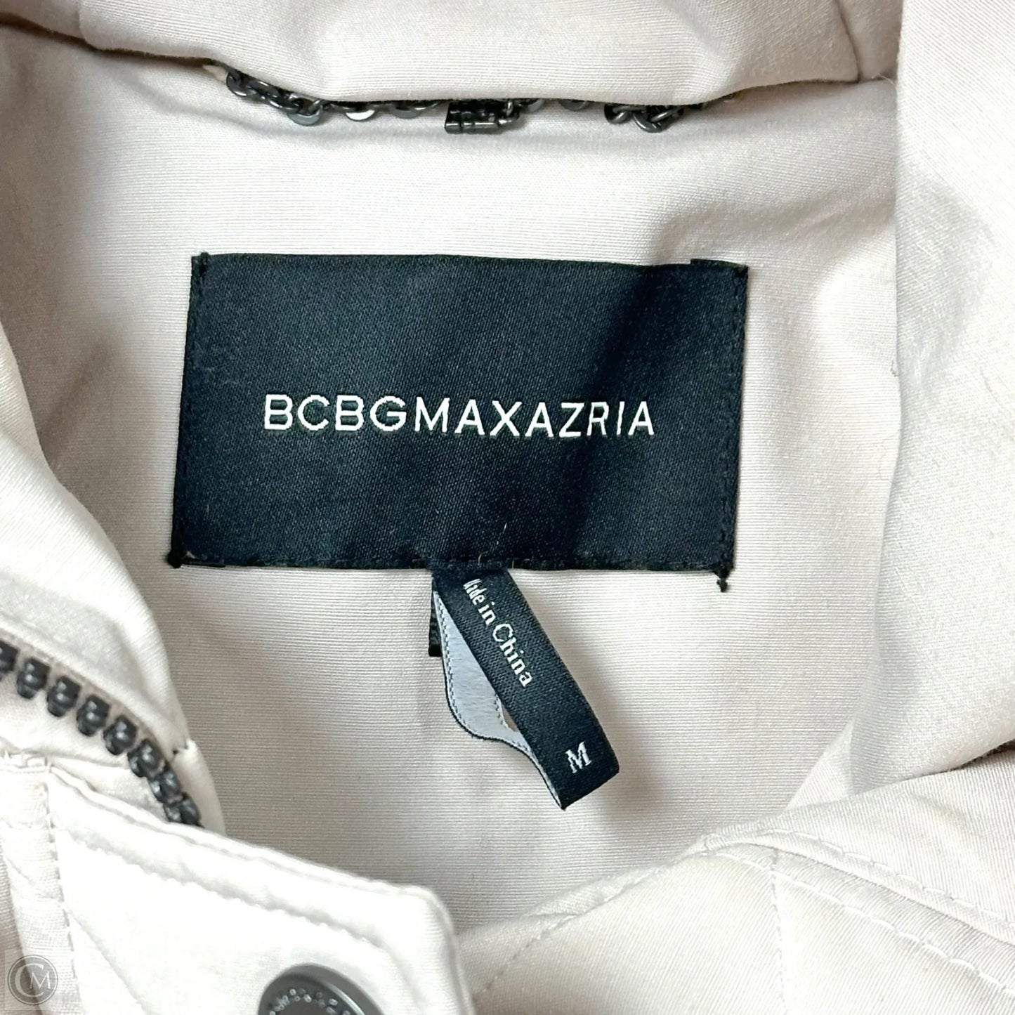Coat Parka By Bcbgmaxazria In Beige, Size: M