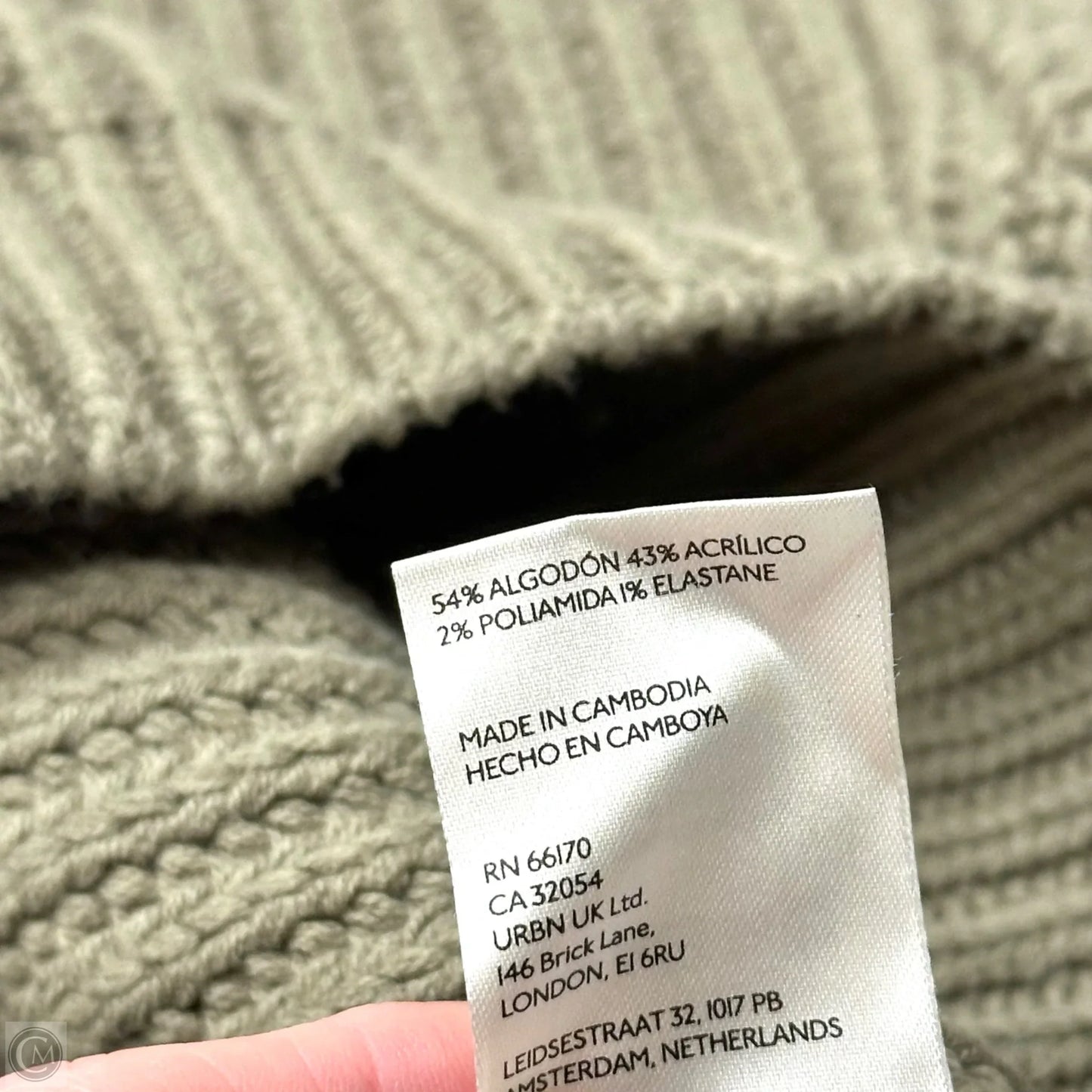 Sweater By Free People In Green, Size: M