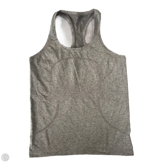 Athletic Tank Top By Lululemon In Grey, Size: L