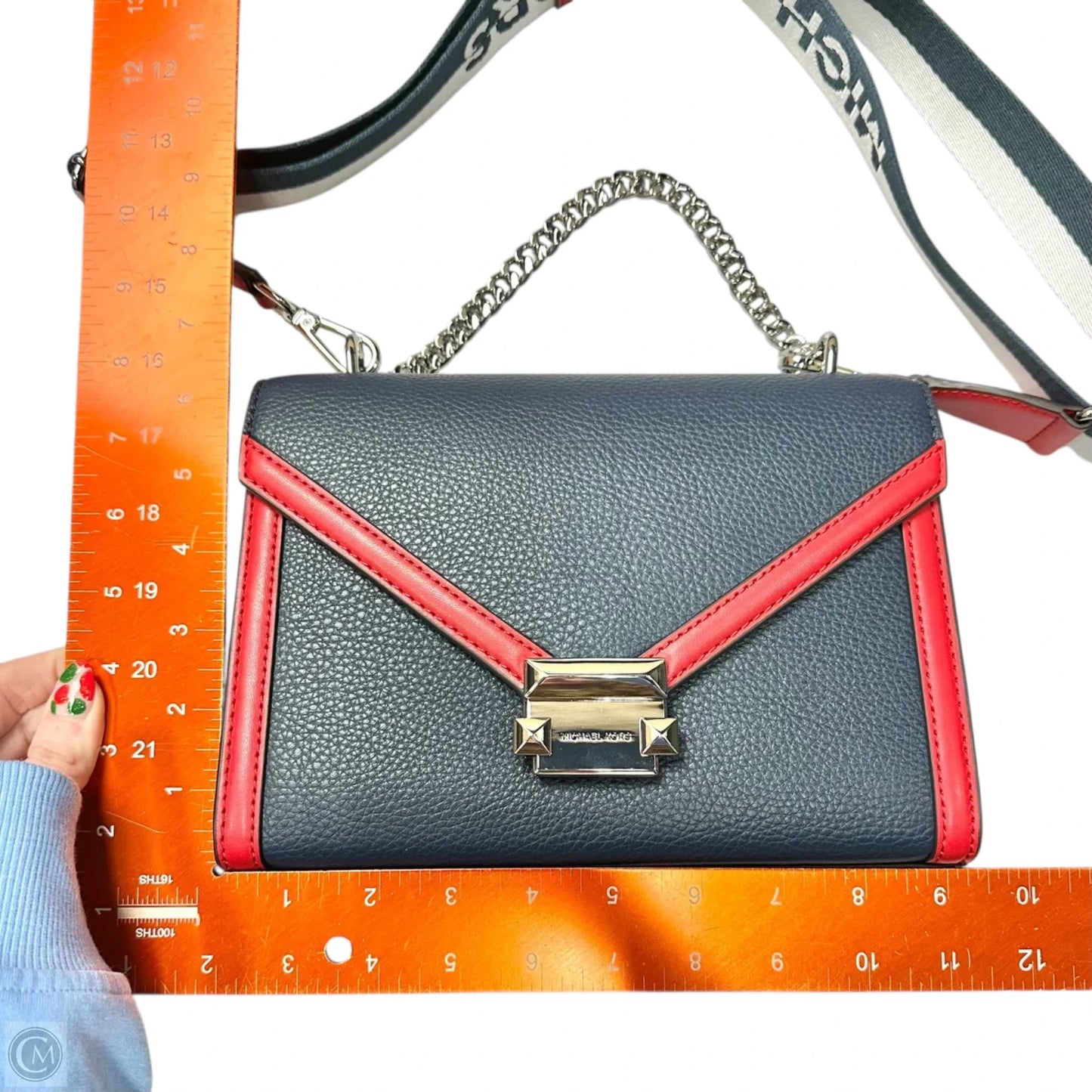 Handbag Designer By Michael Kors, Size: Medium