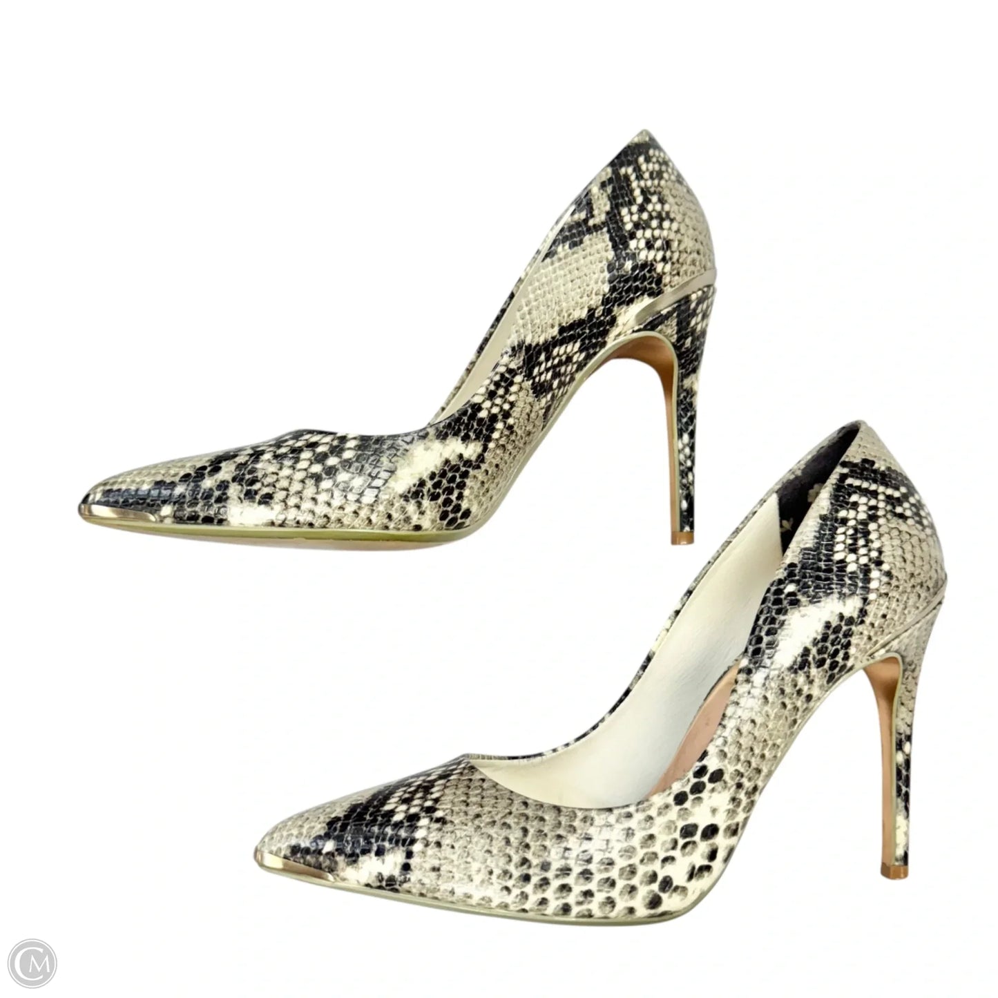 Shoes Heels Stiletto By Ted Baker In Snakeskin Print, Size: 10