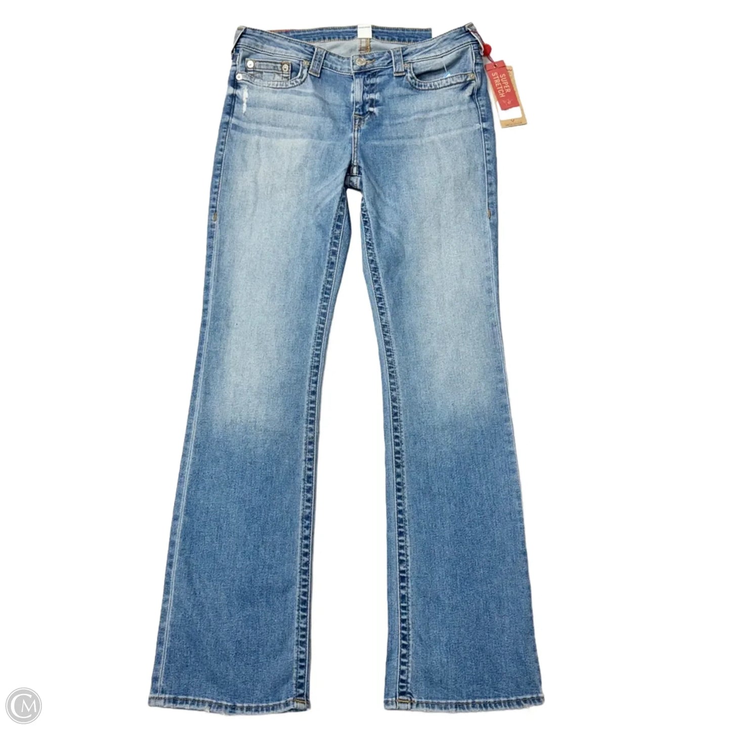 Jeans Boot Cut By True Religion In Blue Denim, Size: 14