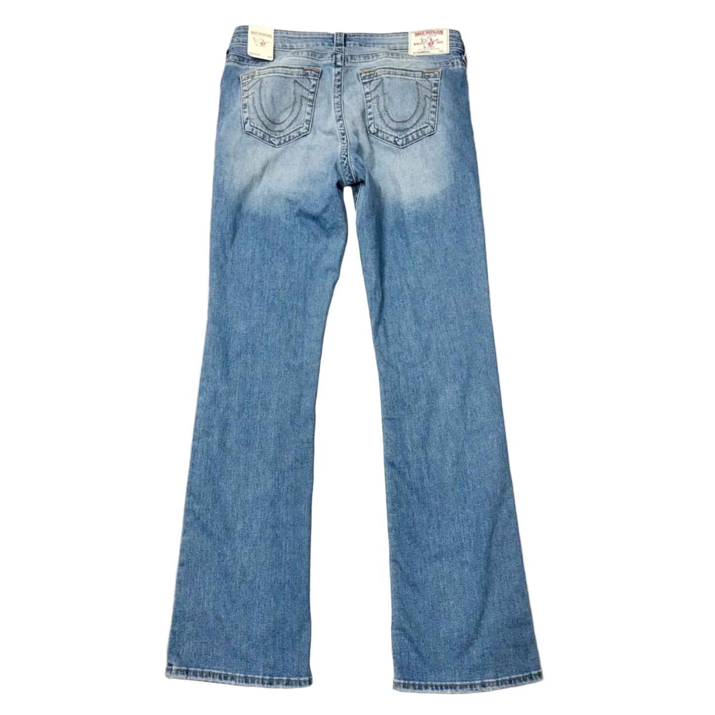 Jeans Boot Cut By True Religion In Blue Denim, Size: 14