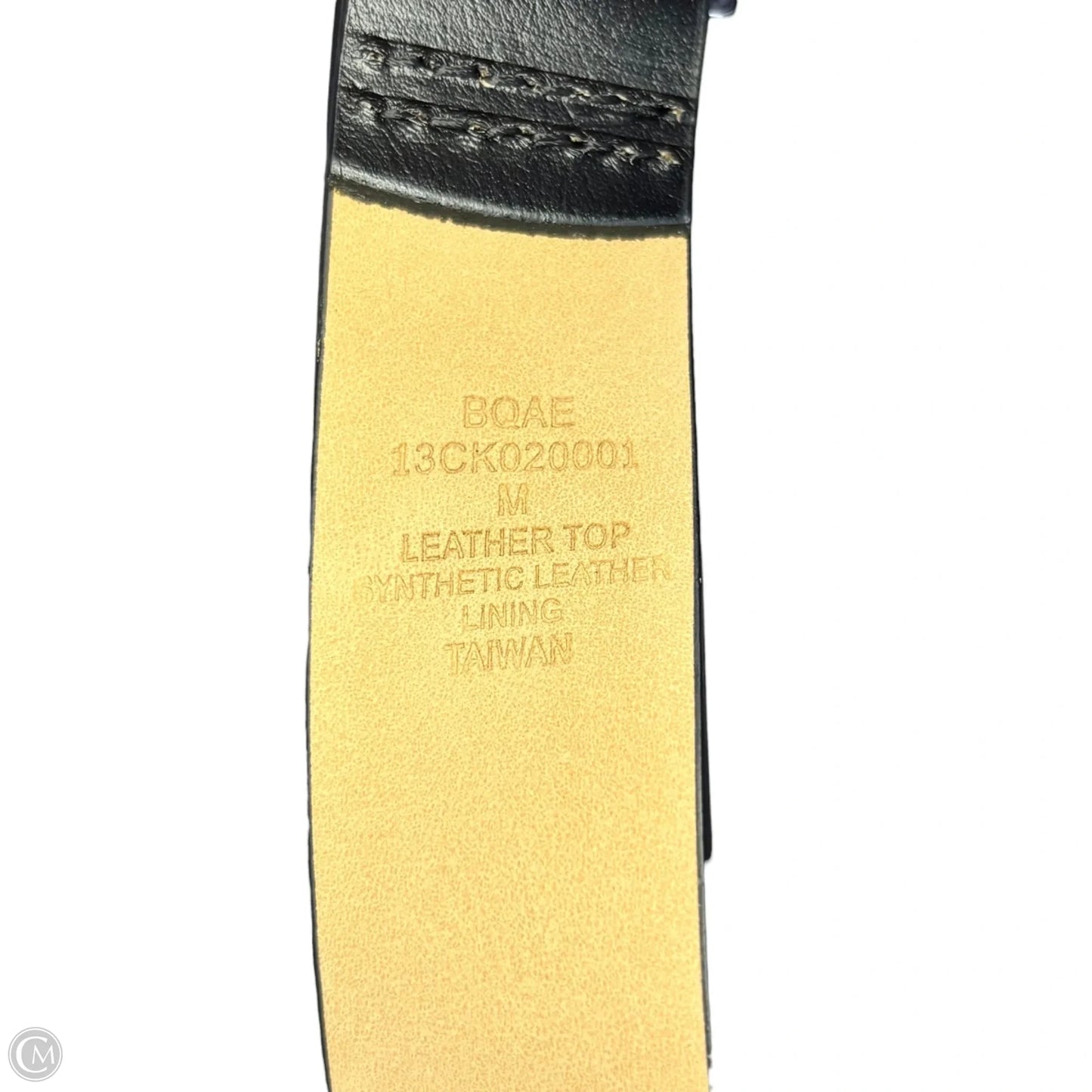 Belt Leather By Calvin Klein, Size: Medium
