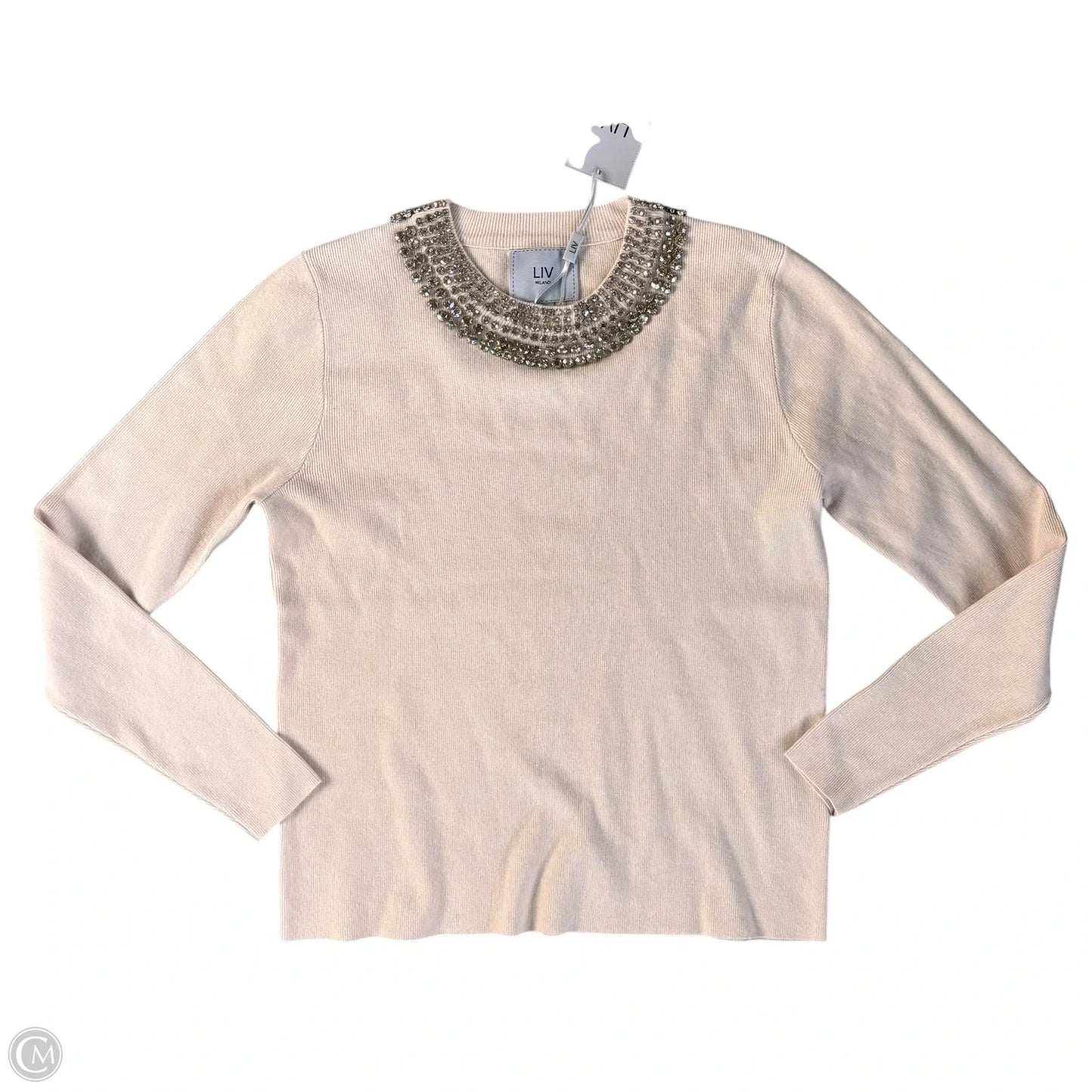Sweater By Liv Milano In Tan, Size: S