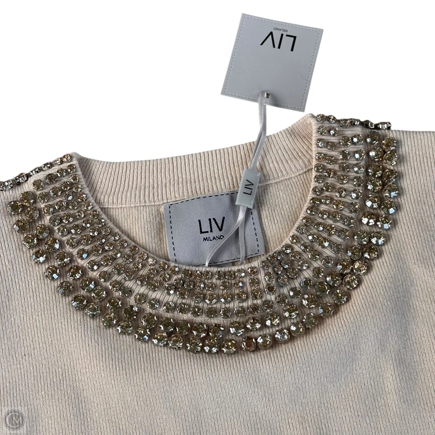 Sweater By Liv Milano In Tan, Size: S