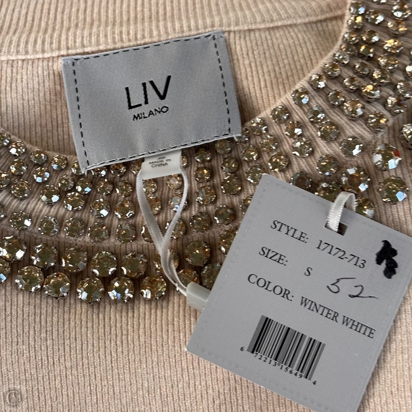 Sweater By Liv Milano In Tan, Size: S