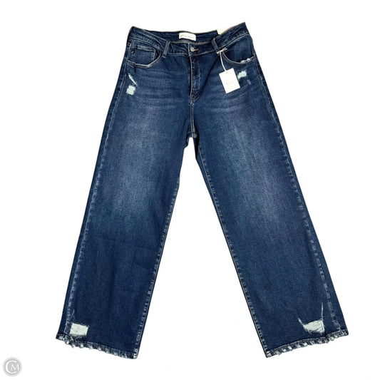 Jeans Boot Cut By Kancan In Blue Denim, Size: 12