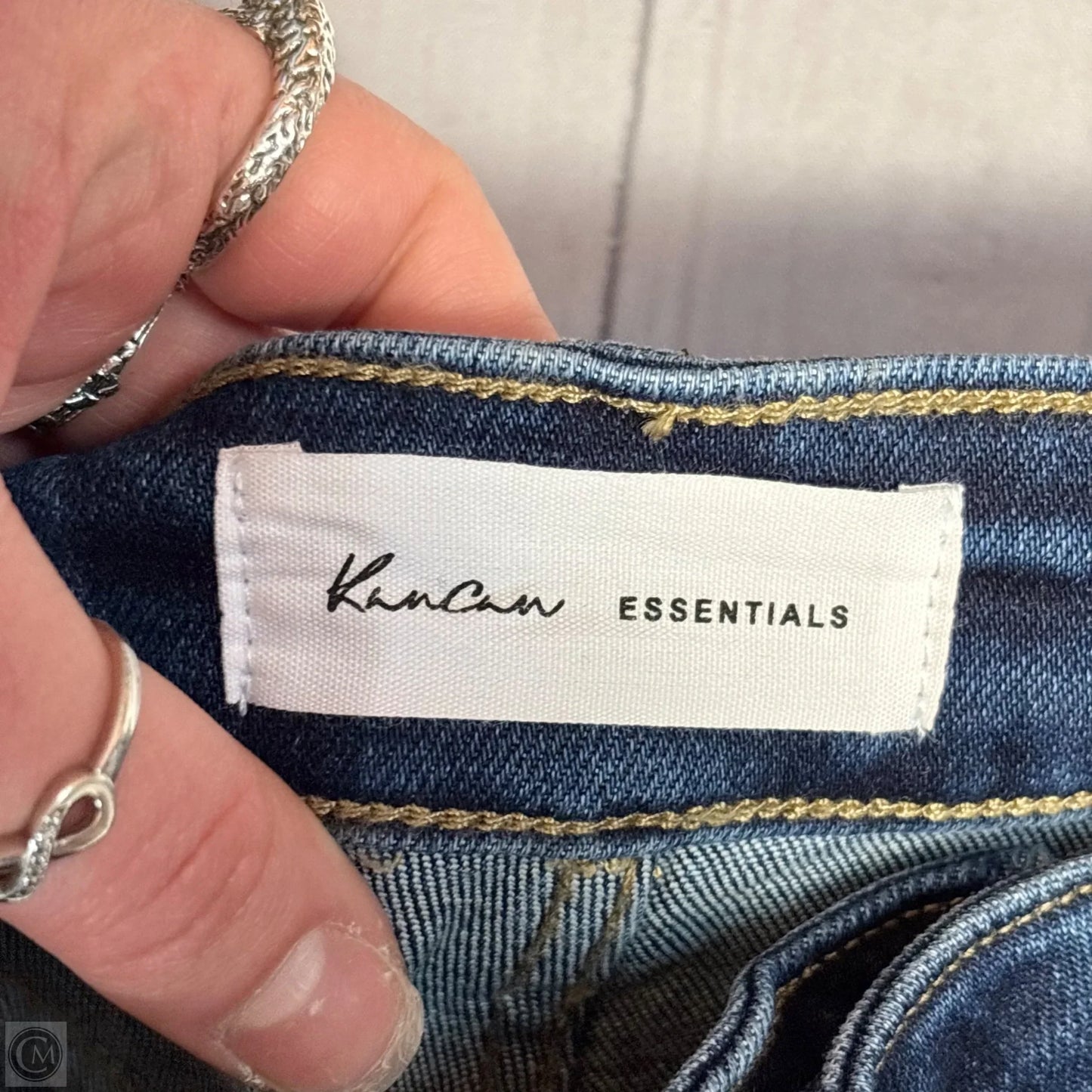Jeans Boot Cut By Kancan In Blue Denim, Size: 12