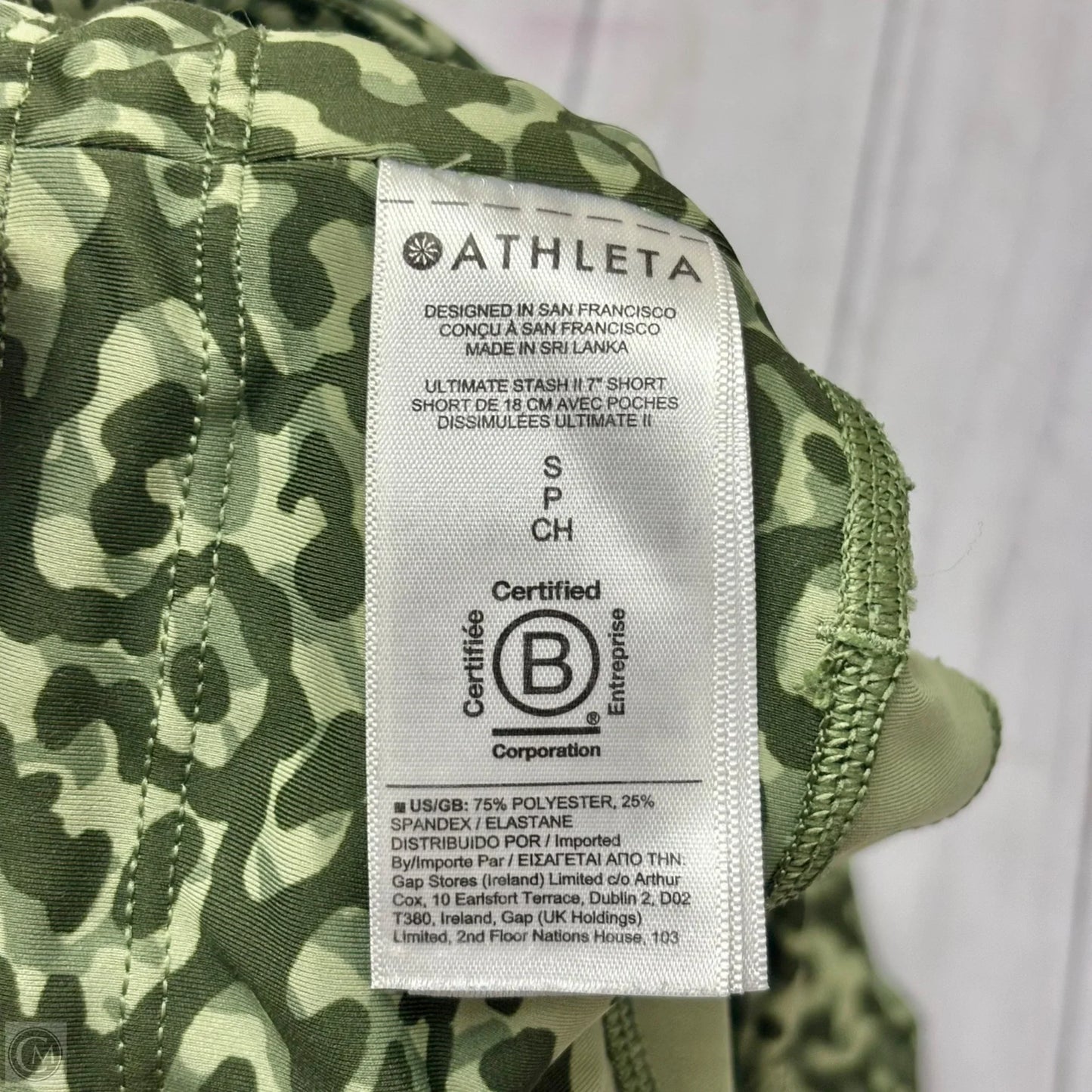 Athletic Shorts By Athleta In Leopard Print, Size: S