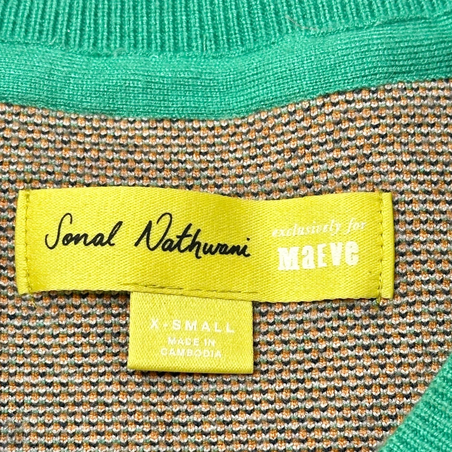 Sweater By Maeve In Green, Size: Xs