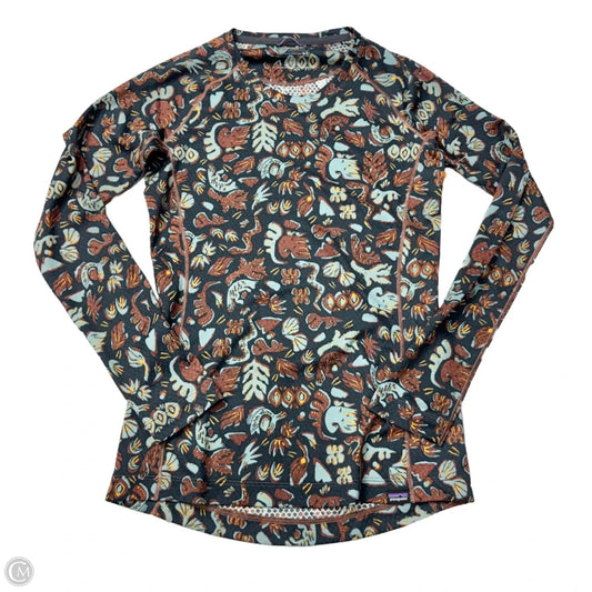 Athletic Top Long Sleeve Crewneck By Patagonia In Multi-colored, Size: Xs