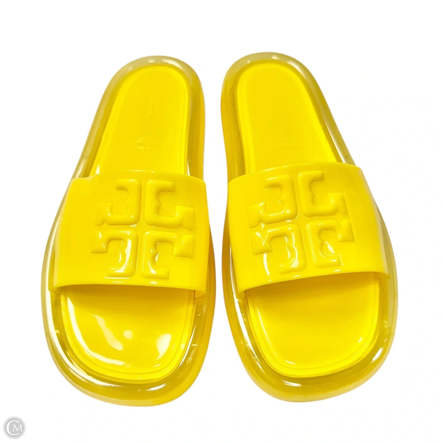 Sandals Designer By Tory Burch In Yellow, Size: 8