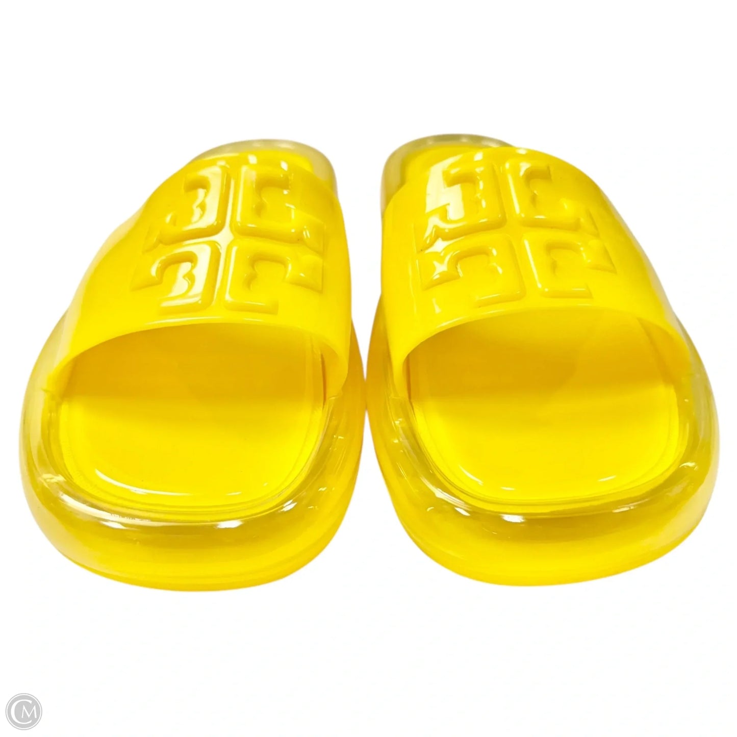 Sandals Designer By Tory Burch In Yellow, Size: 8