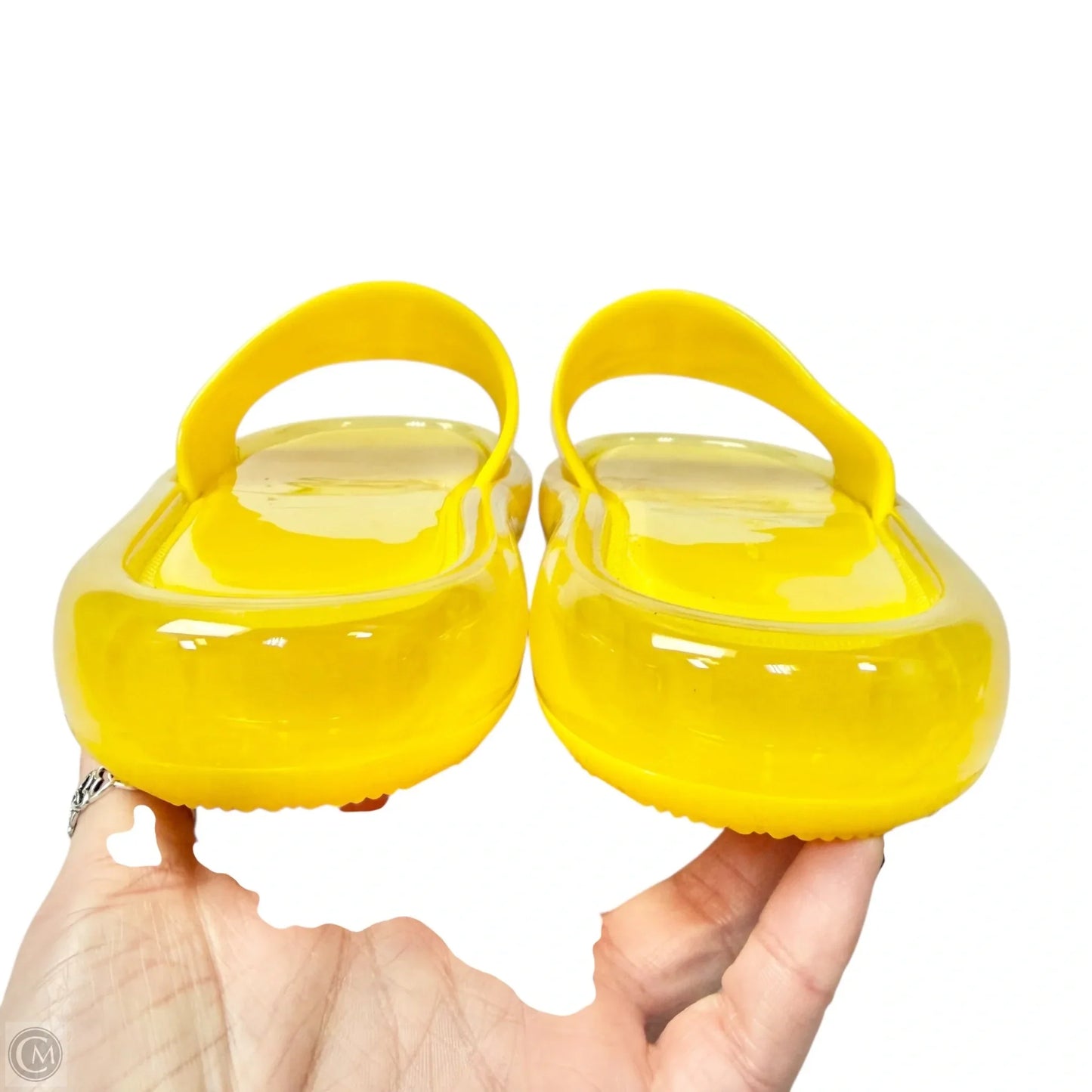 Sandals Designer By Tory Burch In Yellow, Size: 8