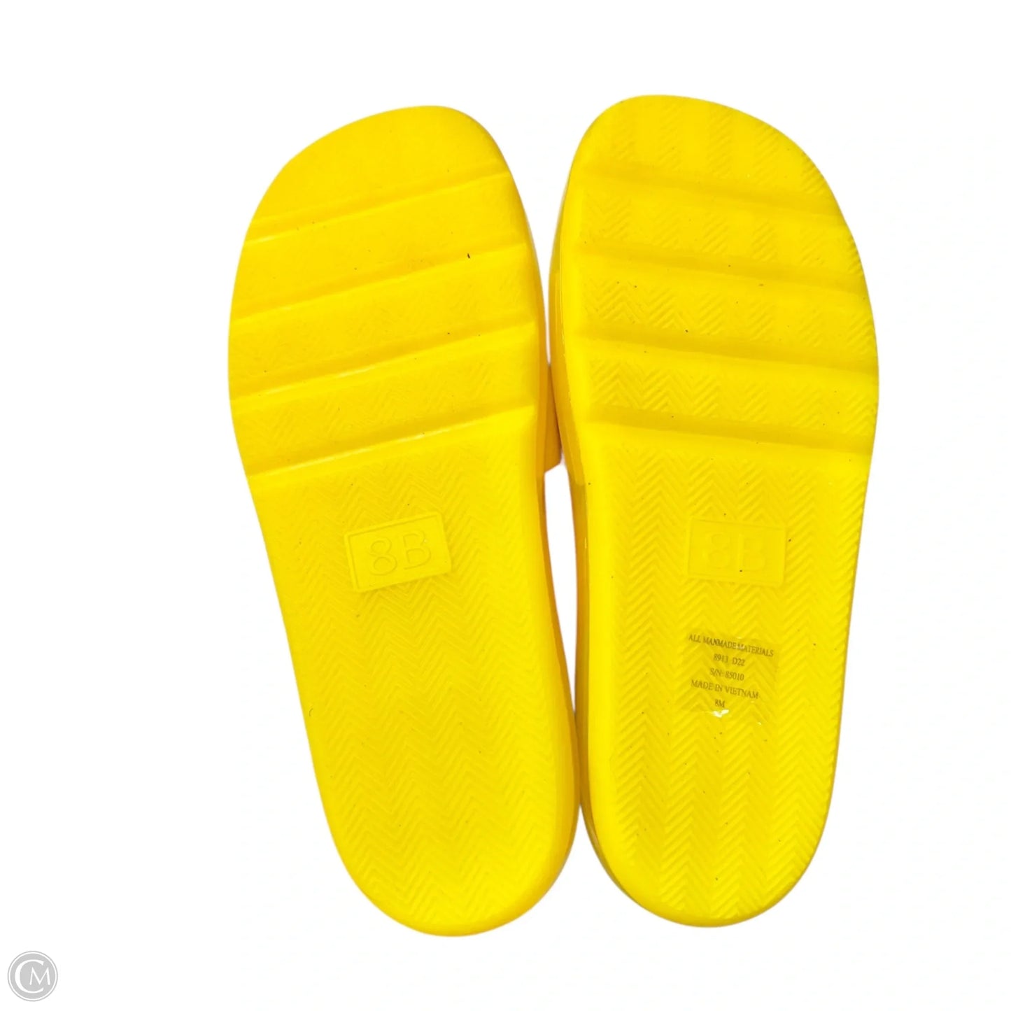 Sandals Designer By Tory Burch In Yellow, Size: 8