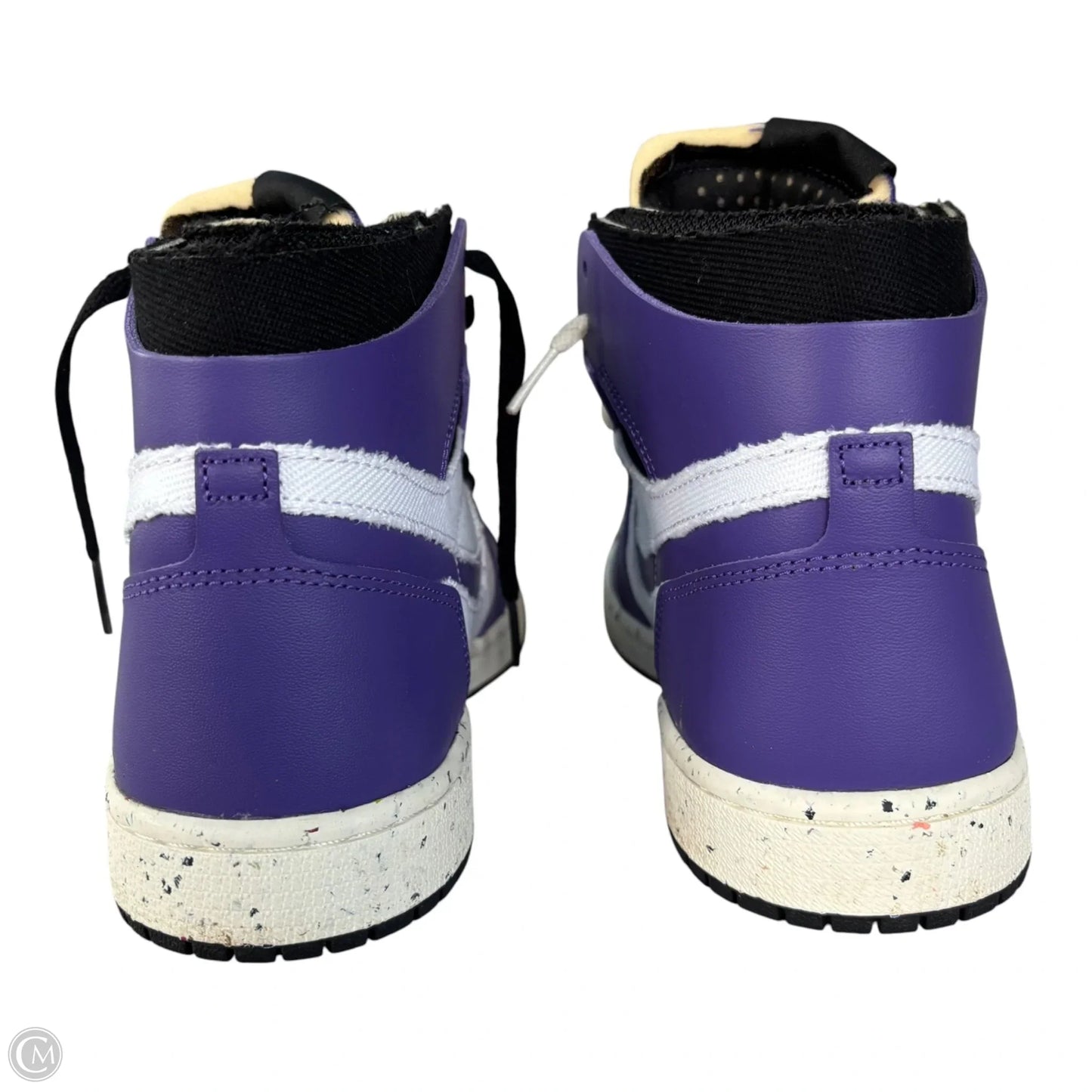 Shoes Luxury Designer By Jordan In Purple, Size: 7
