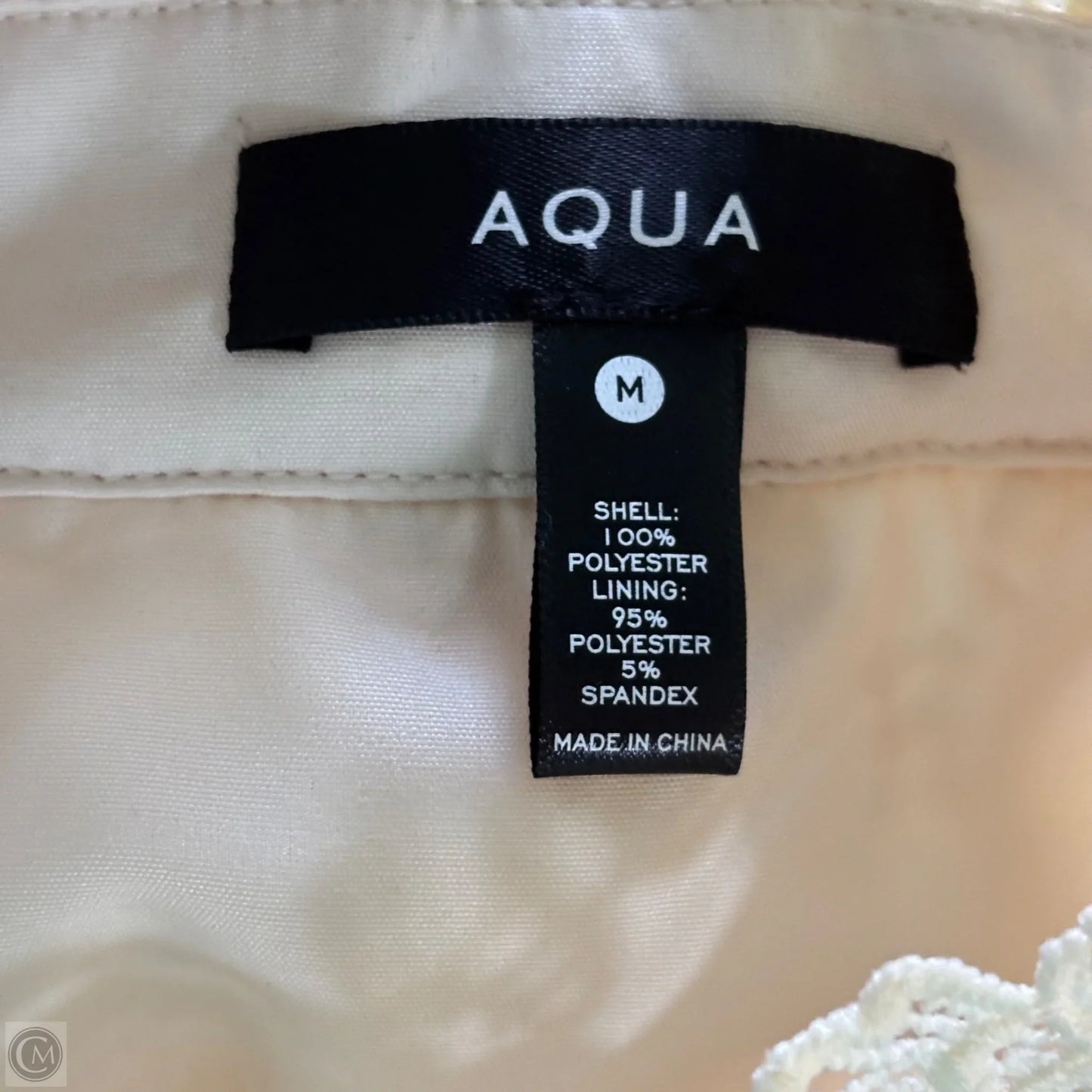 Dress Casual Short By Aqua In Yellow, Size: M