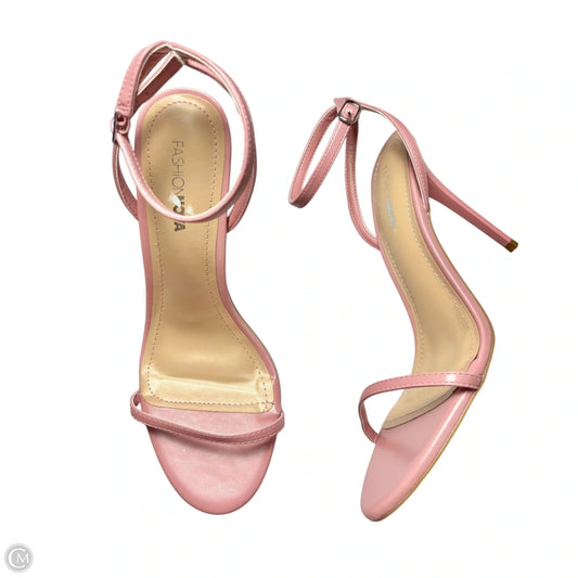Shoes Heels Stiletto By Fashion Nova In Pink, Size: 9